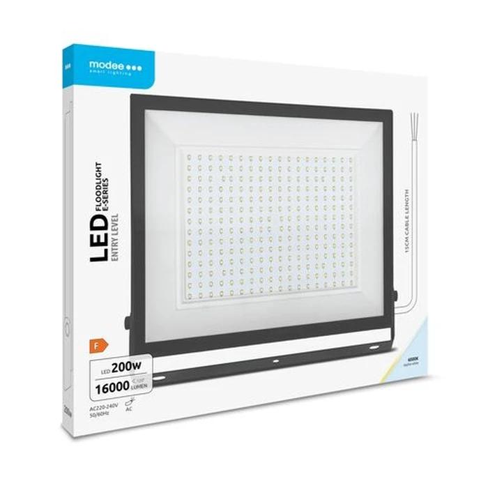Modee Lighting Προβολέας LED E series Slim 200W 120 6000K 16000 lm ERP