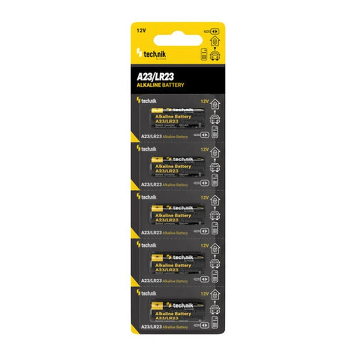 Technik Platinum Αλκαλική Μπαταρία A23 / LR23 12V (5 τεμάχια)