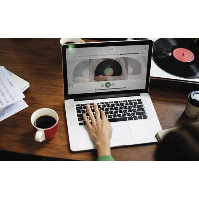 Πικάπ Aiwa PREMIUM BELT-DRIVE With PHONO PRE-AMP WHITE