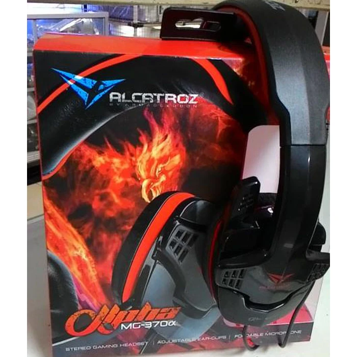 Gaming Headset Alcatroz MOBILE and PC ALPHA MG370A B.RED
