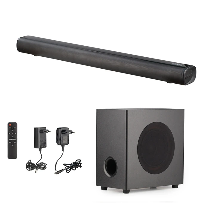 Soundbar Osio OSBT-9060 και Subwoofer με Bluetooth, AUX, USB, OPT, HDMI – 256W