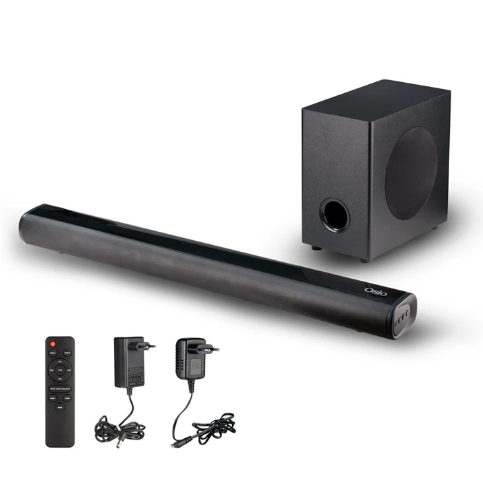 Soundbar Osio OSBT-9060 και Subwoofer με Bluetooth, AUX, USB, OPT, HDMI – 256W