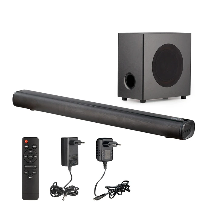 Soundbar Osio OSBT-9060 και Subwoofer με Bluetooth, AUX, USB, OPT, HDMI – 256W