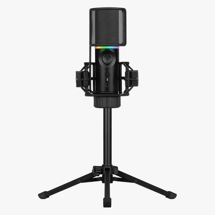 Μικρόφωνο Υπολογιστή Streamplify MIC RGB USB-A, Black - incl. Tripod