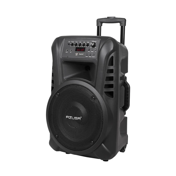 AZUSA Active Speaker 12" DM-0135EU 40W with 2 Wireless Microphones, SD, Bluetooth, USB