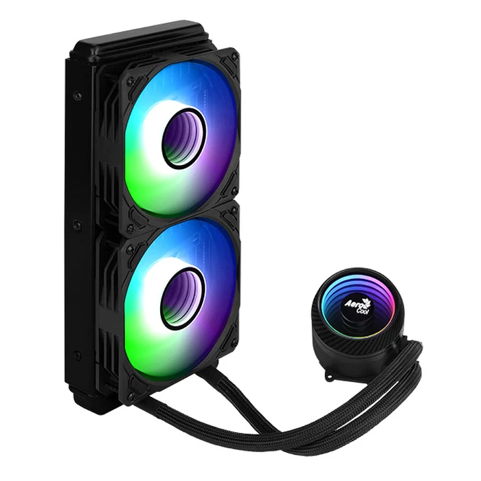 Ψύκτρα CPU Aerocool liquid cooler MIRAGE-L240, 120mm, LED RGB, 2x fans