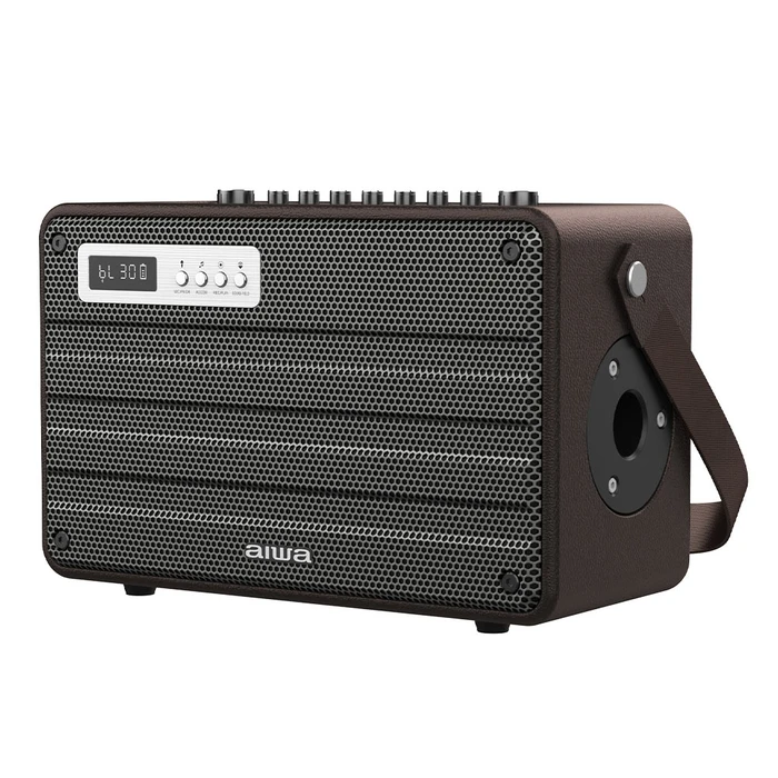 Karaoke Aiwa BT 5.0 TWS DSP ENIGMA LITE RMS 100W BROWN