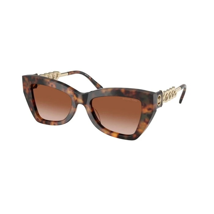 Michael Kors MK2205-39043B Women's Sunglasses — Brown lenses, Acetate frame, Size 52/19/140 mm, Category 2 (100% UV)
