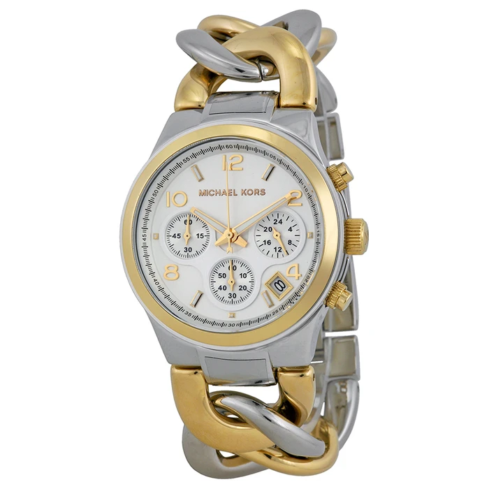 Γυναικείο Ρολόι Michael Kors Mk3199 (37mm) Μεταλλικό Μπρασελέ Ασημί