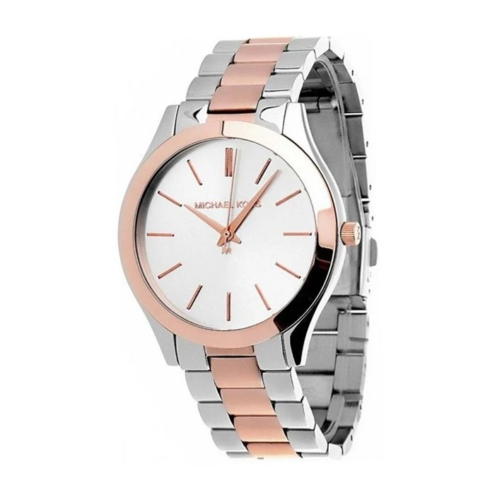 Γυναικείο Ρολόι Michael Kors Mk3204B (34 mm) Μεταλλικό Μπρασελέ Ασημί