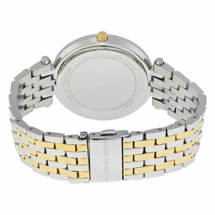 Γυναικείο Ρολόι Michael Kors Mk3215 (39mm) Μεταλλικό Μπρασελέ Ασημί