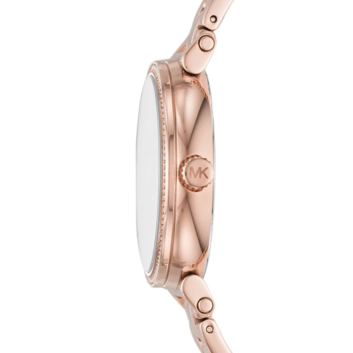 Γυναικείο Ρολόι Michael Kors Mk3971 (35mm) Μεταλλικό Μπρασελέ Ροζ