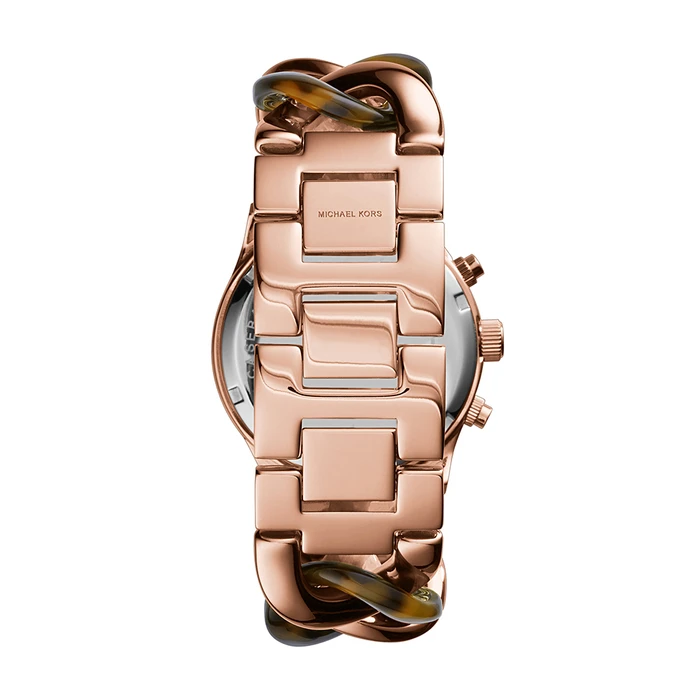 Γυναικείο Ρολόι Michael Kors Mk4269 (38mm) Μεταλλικό Μπρασελέ Καφέ