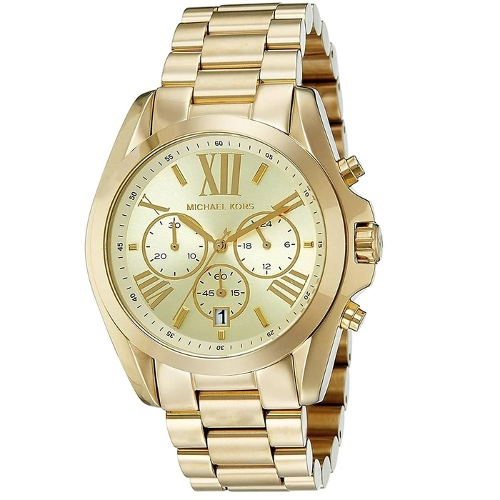 Γυναικείο Ρολόι Michael Kors Mk5605 (40mm) Μεταλλικό Μπρασελέ Χρυσό
