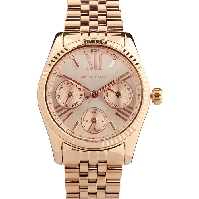 Γυναικείο Ρολόι Michael Kors Mk5809 (33mm) Μεταλλικό Μπρασελέ Ροζ