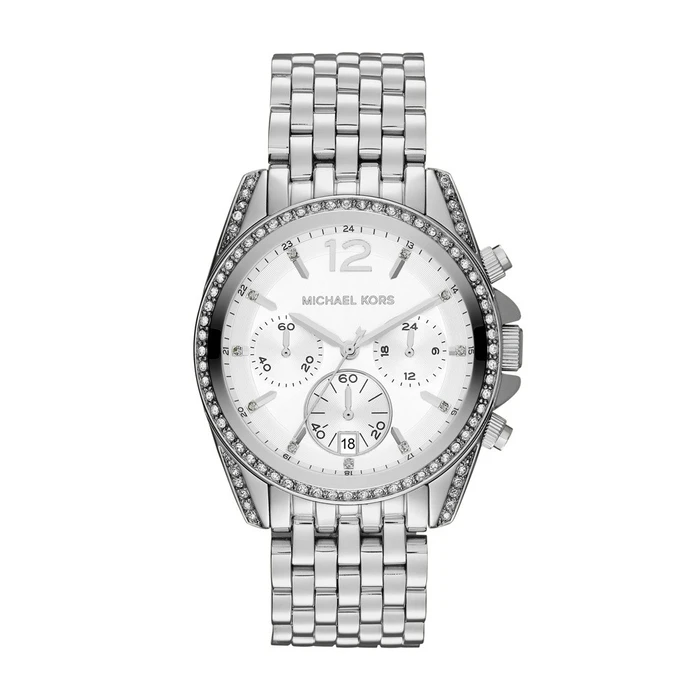 Γυναικείο Ρολόι Michael Kors Mk5834 (39mm) Μεταλλικό Μπρασελέ Ασημί