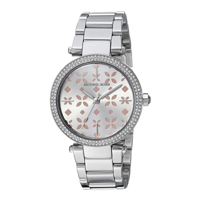 Γυναικείο Ρολόι Michael Kors Mk6483 (33mm) Μεταλλικό Μπρασελέ Ασημί