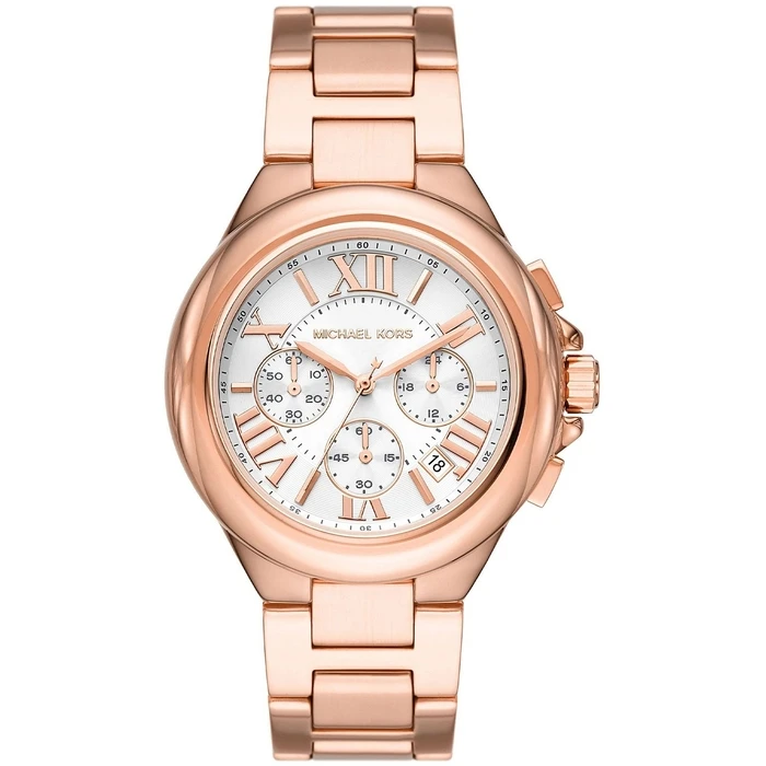 Γυναικείο Ρολόι Michael Kors Mk7271 (43mm) Μεταλλικό Μπρασελέ Ροζ