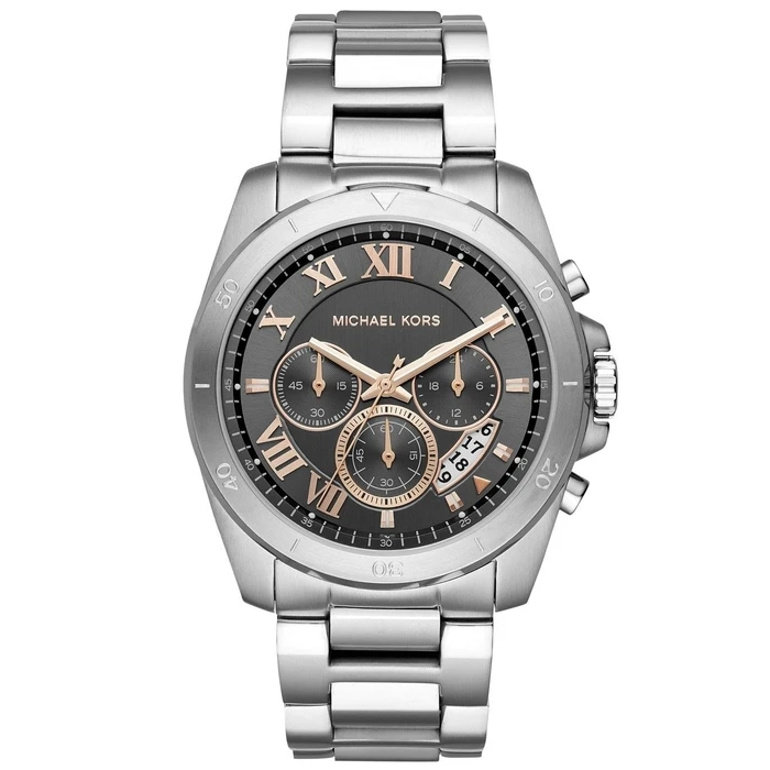 Michael Kors Brecken Men's Watch 50mm Silver (MK8609)