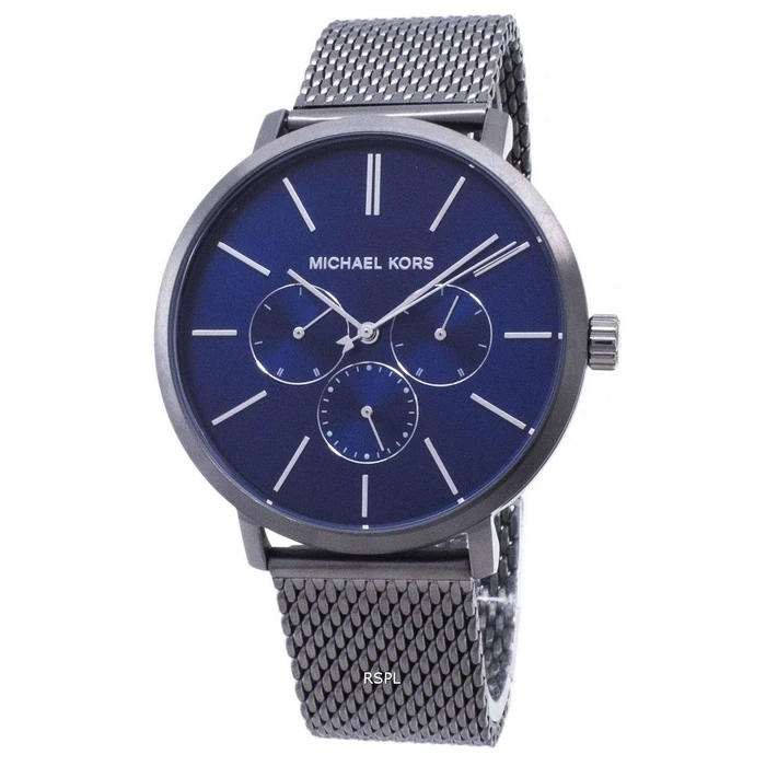 Ανδρικό Ρολόι Michael Kors Mk8678 (42 mm) Μεταλλικό Μπρασελέ Ασημί