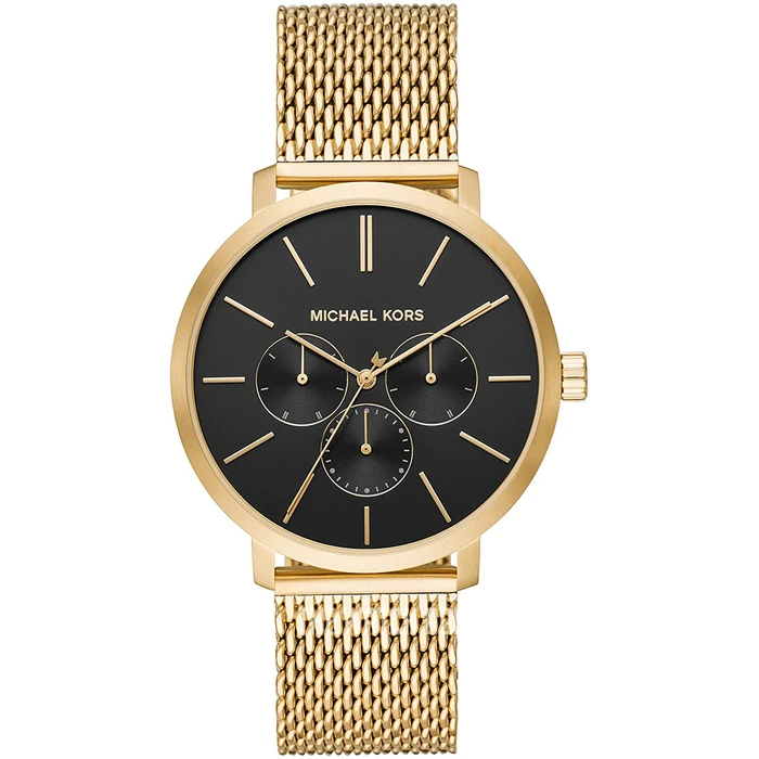 Ανδρικό Ρολόι Michael Kors Mk8690 (42 mm) Μεταλλικό Μπρασελέ Χρυσό