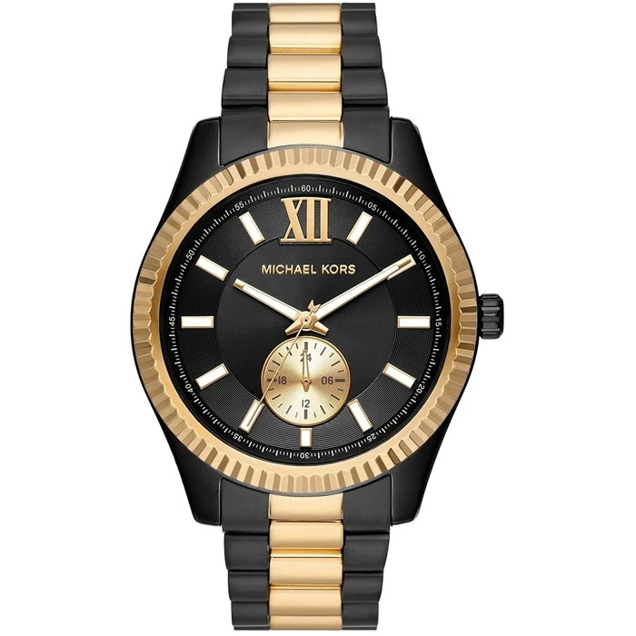 Ρολόι Unisex Michael Kors Mk8948 (45mm) Μεταλλικό Μπρασελέ Μαύρο