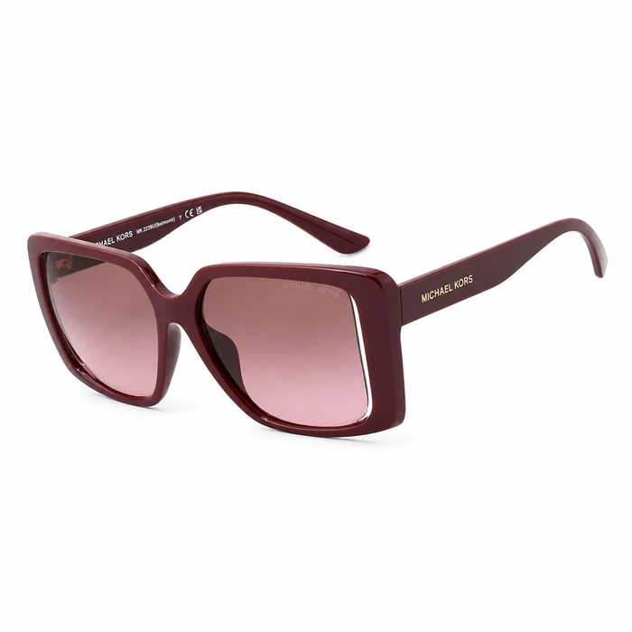 Michael Kors Women's Sunglasses MK2238U OXBLOOD 55/15/145 Red