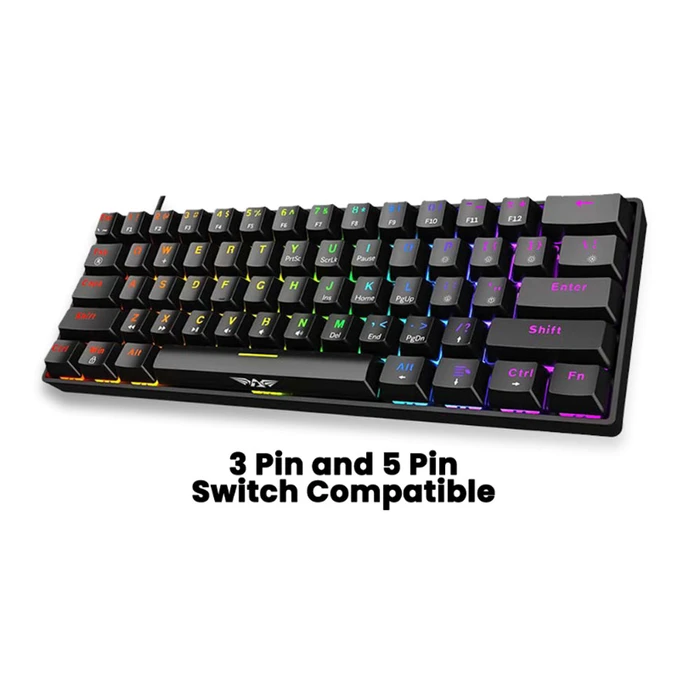 Gaming Πληκτρολόγιο Armaggeddon Mechanical Mka-1C Nex Black Tactile Brown Switch