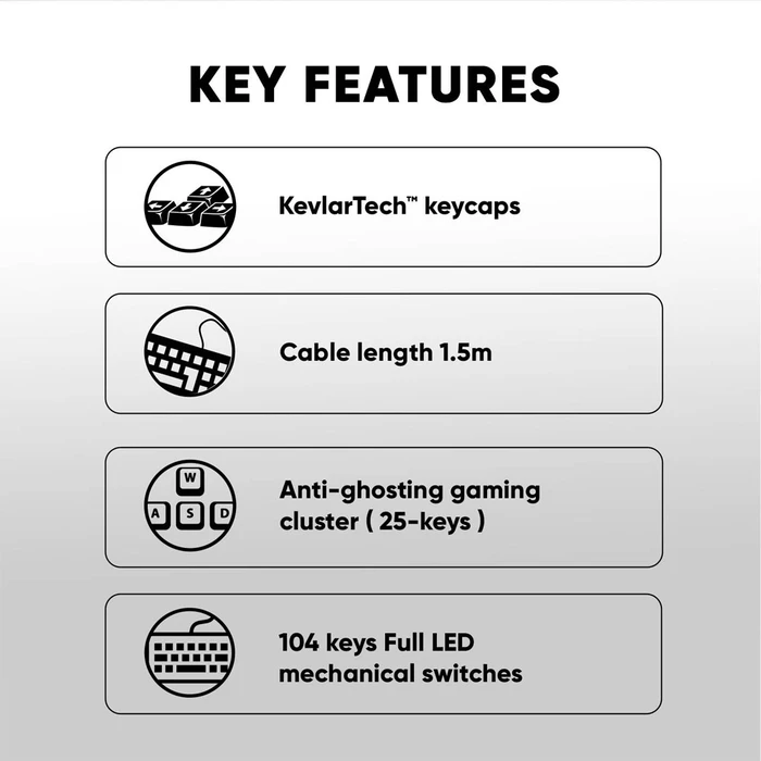 Gaming Πληκτρολόγιο Armaggeddon Hot-Swap 12fx Backlight Red Switch Mka-7c 2024 Black Linear
