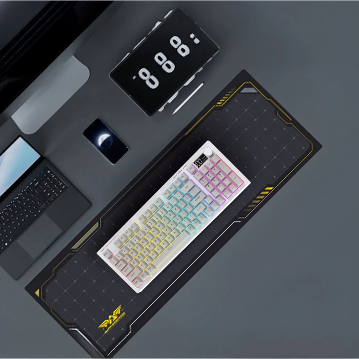 Armaggeddon MM-98S Ασύρματο Οπτικό Gaming Πληκτρολόγιο με RGB φωτισμό (US) Artic Fox