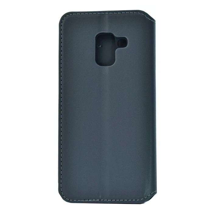 Θήκη Κινητού Powertech Slim Leather για Samsung A5 2018, γκρι