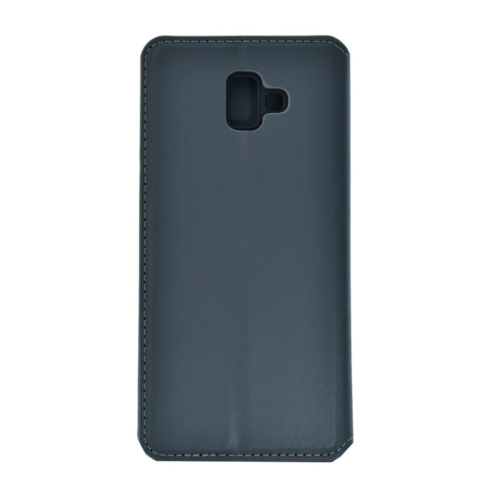 Θήκη Κινητού Powertech Slim Leather για Samsung J6 Plus 2018, γκρι