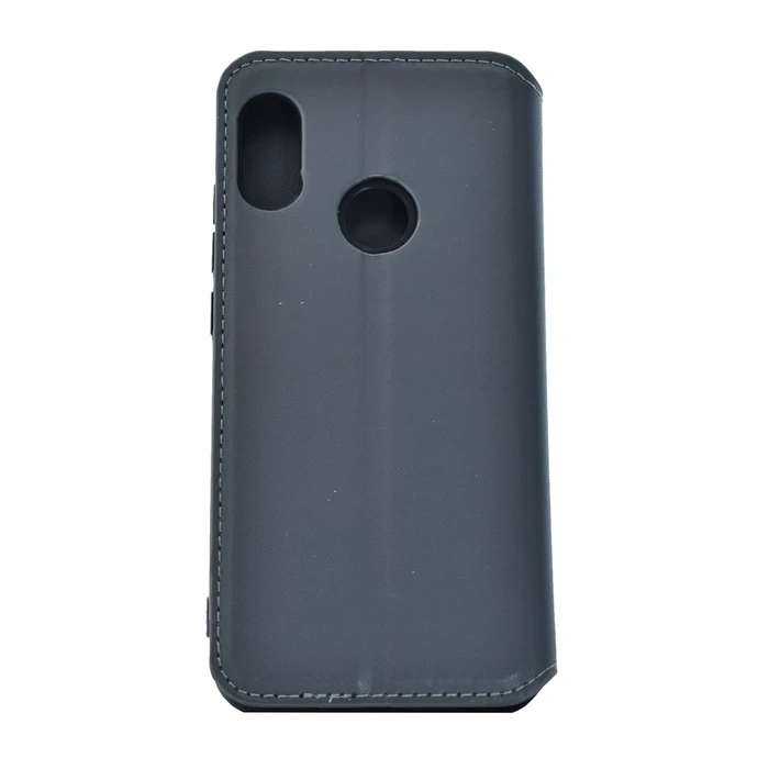 Θήκη Κινητού Powertech Slim Leather για Xiaomi Redmi 6 Pro, γκρι