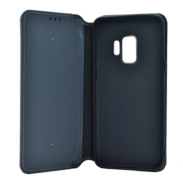 Θήκη Κινητού Powertech Slim Leather για Samsung S9, γκρι