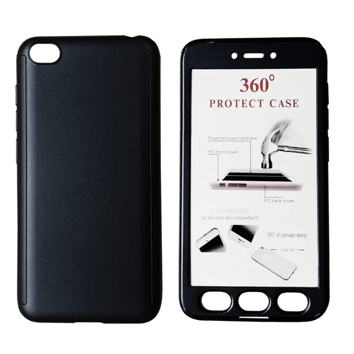 Θήκη Κινητού Powertech Body 360° με για Xiaomi Redmi Go, μαύρη