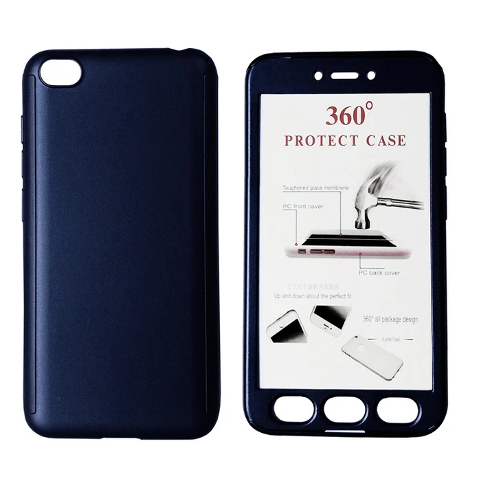Θήκη Κινητού Powertech Body 360° με για Xiaomi Redmi Go, μπλε