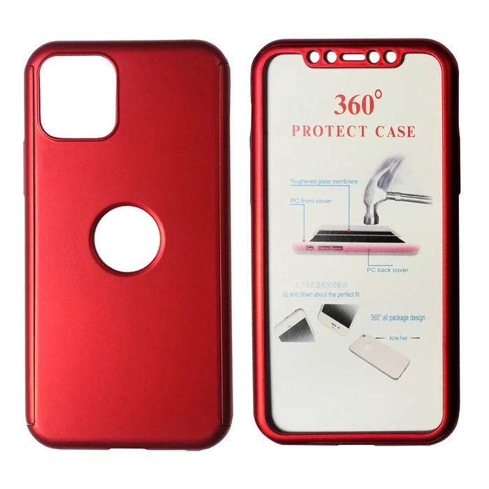 Θήκη Κινητού Powertech Body 360° με για iPhone 11 Pro, κόκκινη