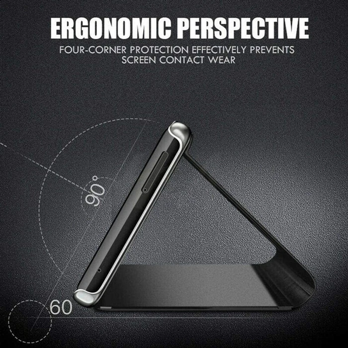 Θήκη Κινητού Powertech Clear view MOB-1550, Xiaomi Mi Note 10 Lite, μαύρη