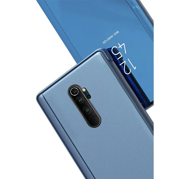 Θήκη Κινητού Powertech Clear view MOB-1551, Xiaomi Mi Note 10 Lite, μπλε