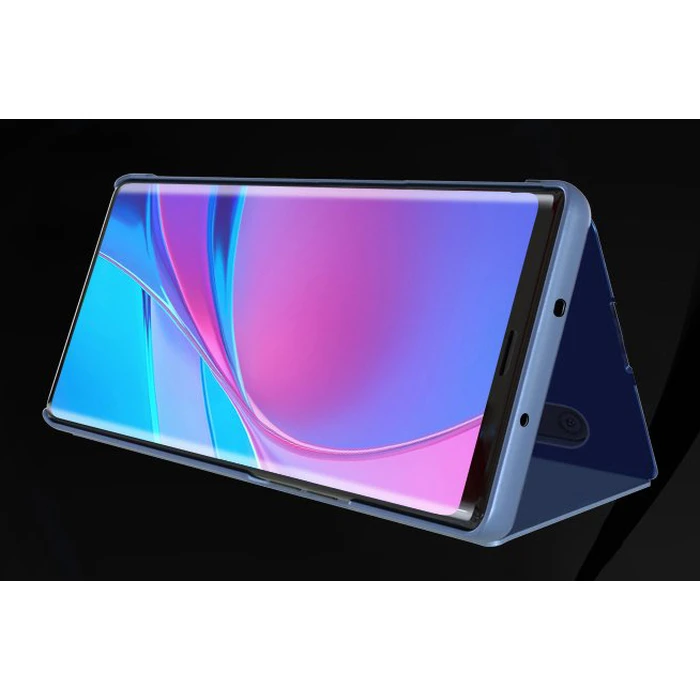 Θήκη Κινητού Powertech Clear view MOB-1551, Xiaomi Mi Note 10 Lite, μπλε