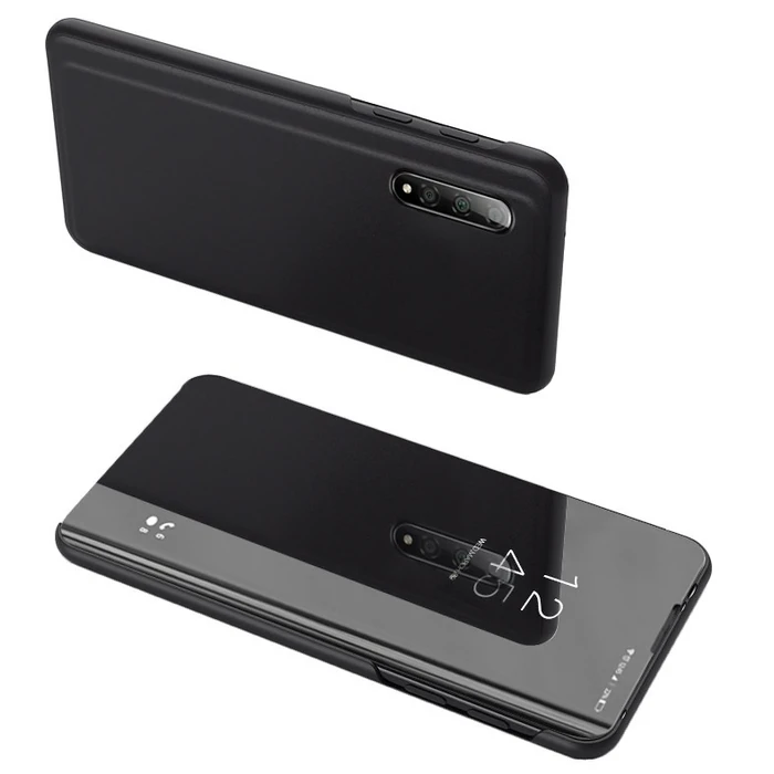 Θήκη Κινητού Powertech Clear view MOB-1599 για Xiaomi Mi 9, μαύρο