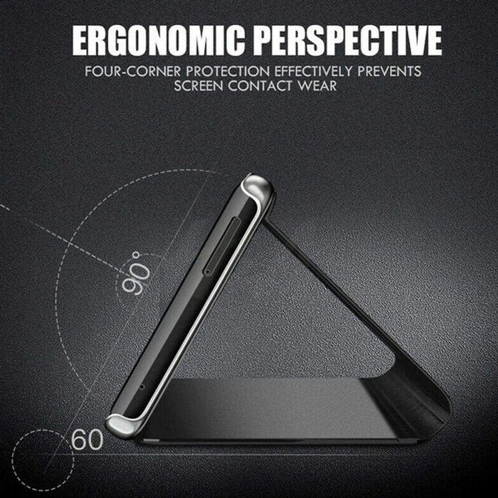 Θήκη Κινητού Powertech Clear view MOB-1599 για Xiaomi Mi 9, μαύρο