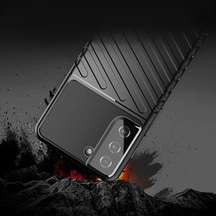 Θήκη Κινητού Powertech Thunder MOB-1734 για Samsung S22, μαύρη