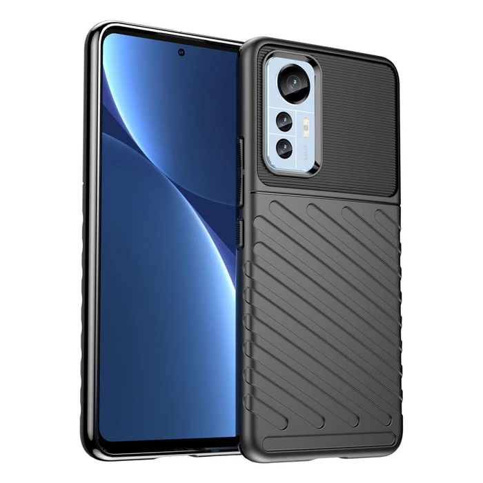 Θήκη Κινητού Powertech Thunder MOB-1757 για Xiaomi 12/12X, μαύρη