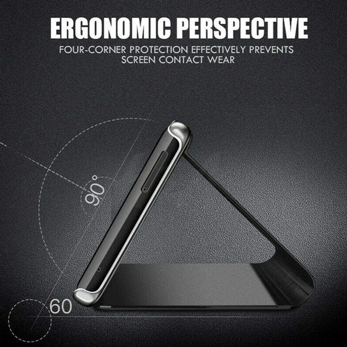 Θήκη Κινητού Powertech Clear view MOB-1863 για Samsung Galaxy A24, μαύρη