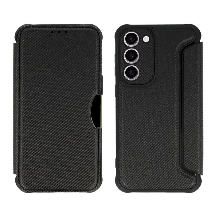 Θήκη Κινητού Powertech Razor Carbon MOB-1907 για Samsung Galaxy S23, μαύρη