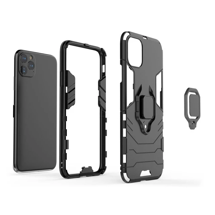 Θήκη Κινητού Powertech Ring Armor MOB-1920 για Samsung Galaxy A24, μαύρη