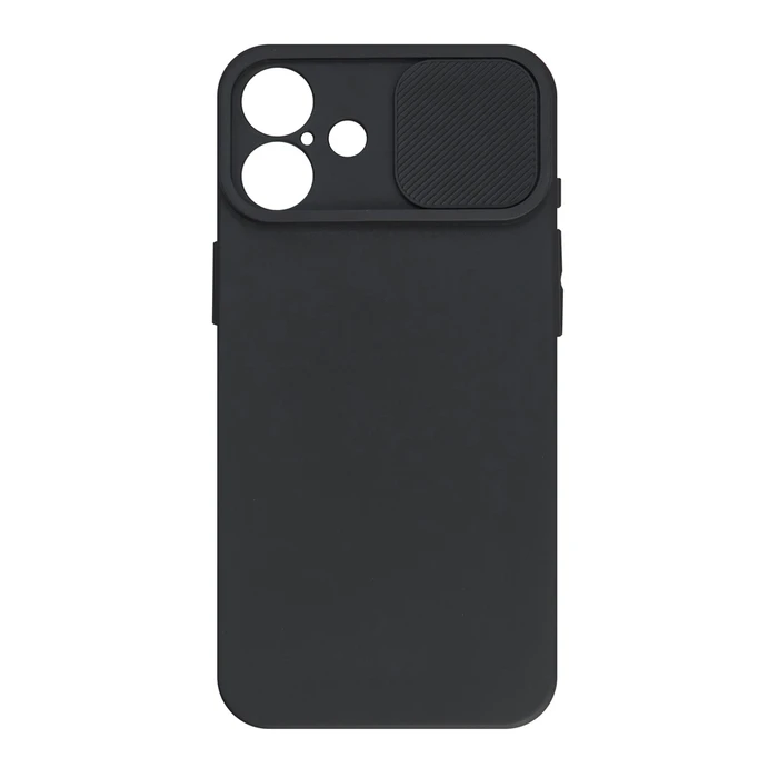 Θήκη Κινητού Powertech Camshield Soft MOB-1989 για iPhone 16 Plus, Μαύρη