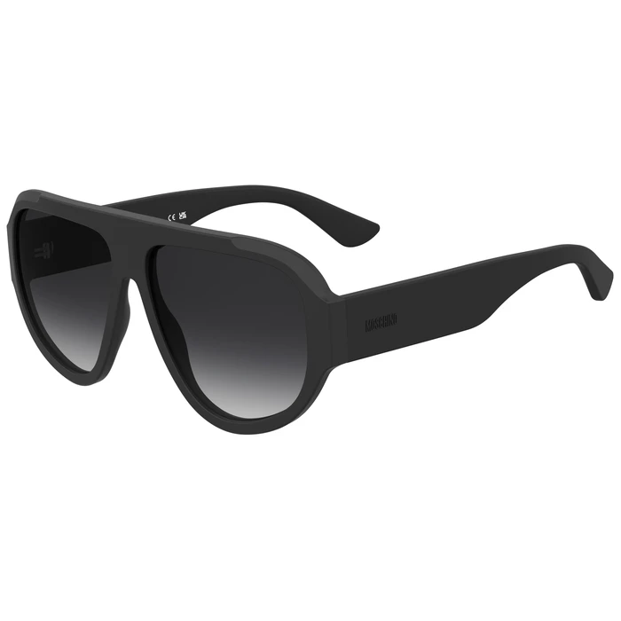 Moschino MOS183-S-003 Men's Sunglasses (61/14/145) Aviator, Acetate Frame, Grey Degraded Lenses, Category 3