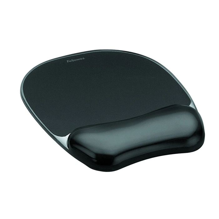 Mousepad Fellowes Crystal Gel Wrist Rest Black